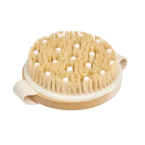 BRADEX Щётка для сухого массажа из чайного дерева с щетиной кактуса кисть для окрашивания волос узкая с тонкой щетиной