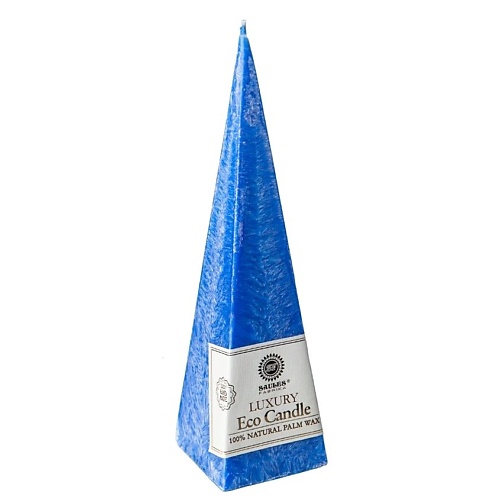 SAULES FABRIKA Свеча Пирамида Синяя миска для медленного поедания корма tarhong slow chow синяя 17 8x2 8см 230мл