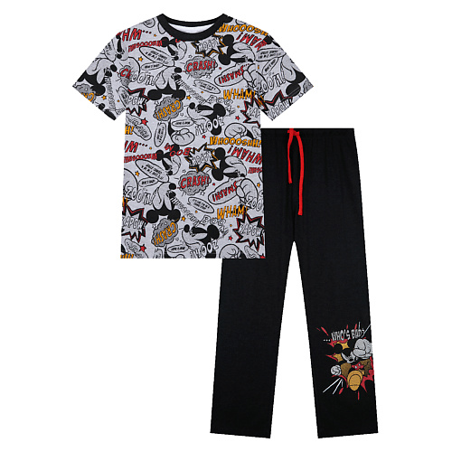 PLAYTODAY Пижама трикотажная для мальчиков Mickey playtoday брюки трикотажные для мальчиков racing club