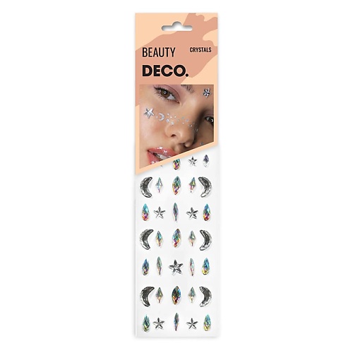 DECO. Кристаллы для лица и тела CRYSTALS by Miami tattoos Sky мочалка рукавица для тела deco кесса meringue