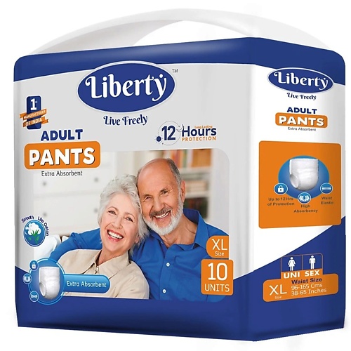 LIBERTY Подгузники-трусики Premium Pants XL 10 pikool подгузники трусики pikool premium m 8 13 кг 1