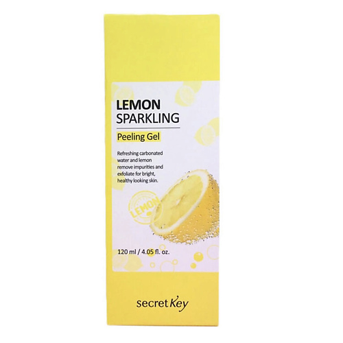 SECRET KEY Пилинг-гель Lemon Sparkling Peeling Gel 120 cocosolis масло для тела nougat sparkling body butter 250