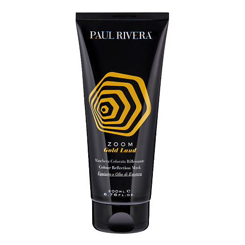 PAUL RIVERA Тонирующая маска для окрашенных и натуральных волос золотая Gold Land журнал золотая палитра 1 2010