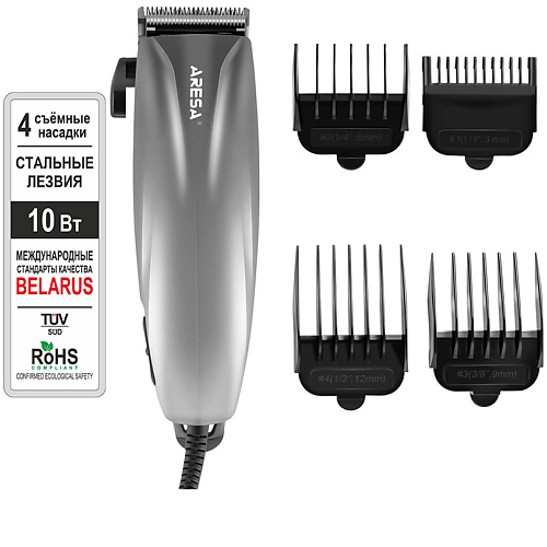 ARESA Машинка для стрижки волос электрическая AR-1804 moritz ножницы для стрижки волос филировочные 150 мм
