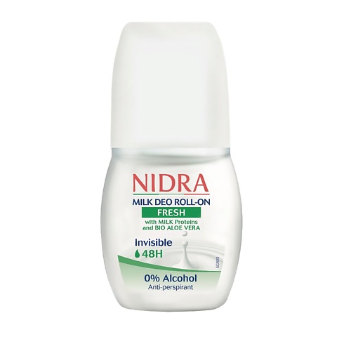NIDRA Дезодорант роликовый с молочными протеинами и Алоэ торговой марки 50 i provenzali дезодорант роликовый для тела органический алоэ 50