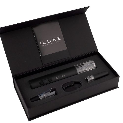 ILUXE Подарочный набор сомелье PRESTIGE JET BLACK пробка для вина формовая с эпоксидом сомелье 100% 11 х 4 5 х 2 5 см