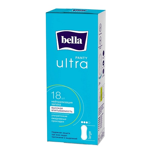 Bella BELLA Прокладки ежедневные супертонкие PANTY ULTRA L прокладки bella ideale ultra normal staysofti супертонкие 10 шт