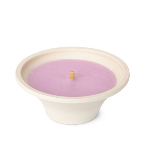 SPAAS Свеча в терракотовой чаше лаванда 1 русская свечная мануфактура ароматическая свеча в банке лаванда 180