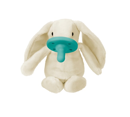 MINIKOIOI Комфортер Соска пустышка с держателем игрушкой для сна 0+ Зайчик зайчик с пальчик в парке