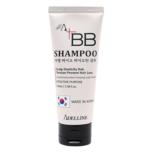 ADELLINE ВВ шампунь против выпадения волос Adel Bio Biotin Shampoo 100.0 шампунь dr forhair с липосомами против выпадения волос folligen shampoo 500 мл