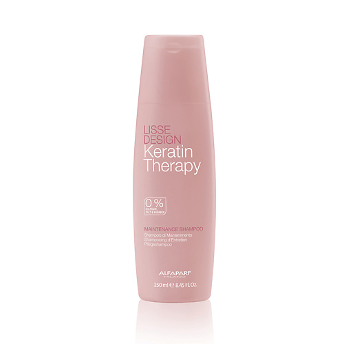 ALFAPARF MILANO Кератиновый шампунь-гладкость для волос LISSE DESIGN 250 глубоко очищающий кератиновый шампунь для волос lisse design deep cleansing shampoo