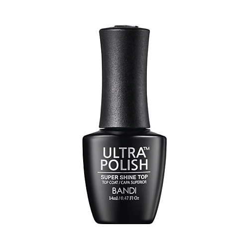BANDI Верхнее покрытие для ногтей ULTRA POLISH SUPER SHINE TOP 14 oxynail верхнее покрытие для ногтей с отбеливающим эффектом whity beauty 10