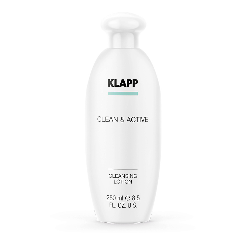 фото Очищающее молочко clean&active cleansing lotion 250 мл klapp cosmetics