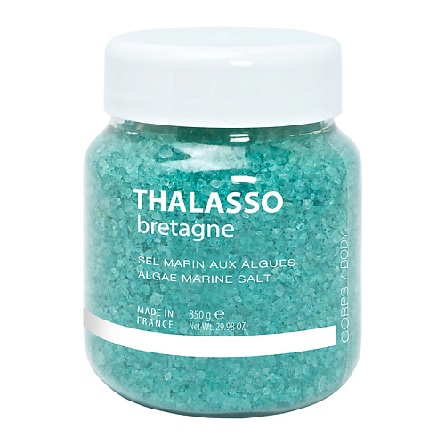 THALASSO BRETAGNE Соль для dанны Морская с Водорослями 850.0 thalasso bretagne гель успокаивающий для ног 150 0