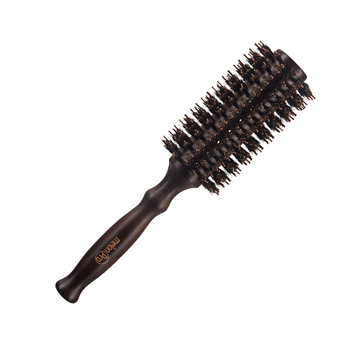 MELONPRO Брашинг с облегченной деревянной ручкой и натуральной щетиной 31 мм hairway брашинг hairway style деревнная основа комбинированная щетина 18мм 12 рядов