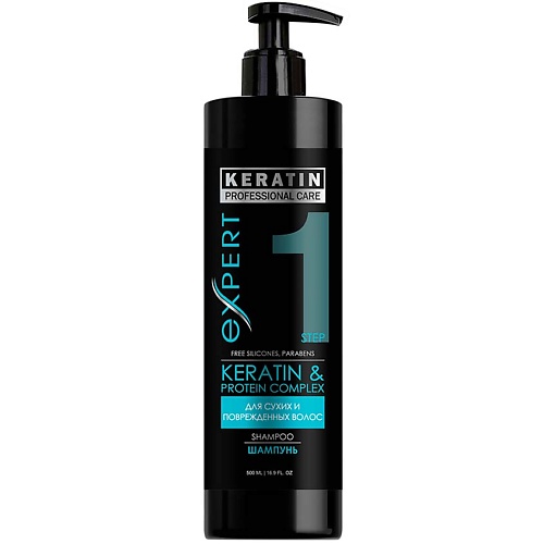 PROFESSIONAL CARE Шампунь-уход для волос «Питание и Восстановление» KERATIN 500.0 экстракт кератина питание и сила волос