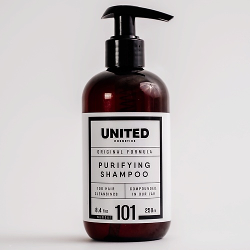 фото United cosmetics #101 шампунь для нормальных волос и жестких волос