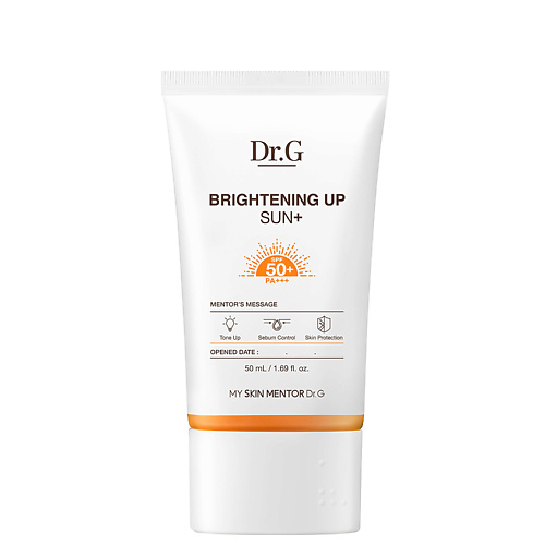 DR.G Солнцезащитная эссенция с эффектом выравнивания тона для лица BRIGHTENING UP SUN+ SPF50+ PA+++ 50