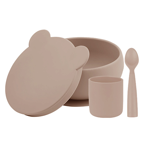 MINIKOIOI Набор посуды для детей Стаканчик Глубокая тарелка Ложка 0+ ложка кулинарная crk2tls023