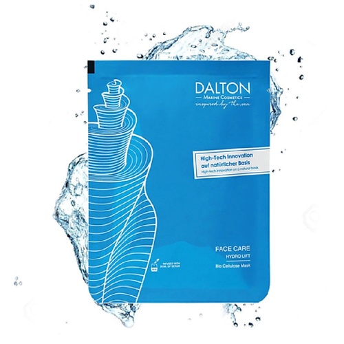 DALTON Увлажняющая биоцеллюлозная маска с экстрактом планктона 20 ароматика биоцеллюлозная лифтинг маска для лица дикая роза 30