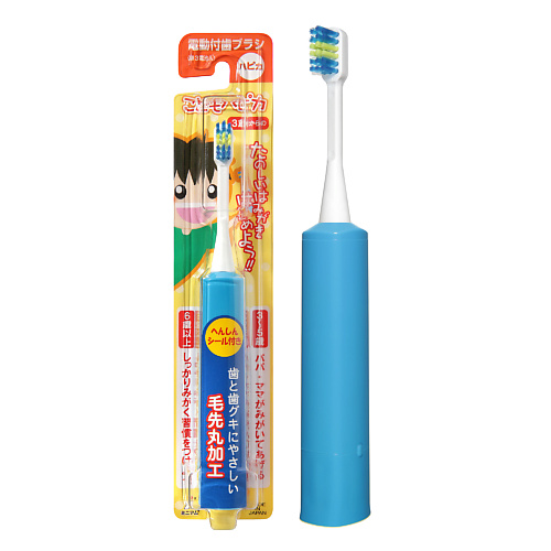 HAPICA Детская электрическая звуковая зубная щётка DBK-1B Kids 3-10 лет hapica электрическая звуковая зубная щётка dbfp 5d super wide