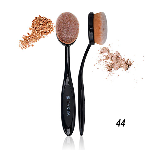 PARISA COSMETICS Кисть для макияжа P-44 для нанесения тональных флюидов и кремов косметологическая кисть для нанесения пилингов
