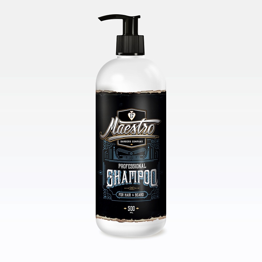 фото Шампунь maestro barbershop shampoo 500 мл great maestro barbers company