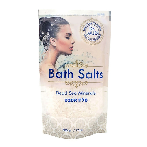 DR.MUD Соль для ванн Мертвого моря 500 dr sea натуральная минеральная соль мертвого моря обогащенная экстрактом апельсина 500
