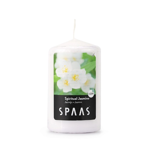 SPAAS Свеча-столбик ароматическая  Божественный жасмин 1 bolsius свеча столбик ароматическая sensilight лаванда 130