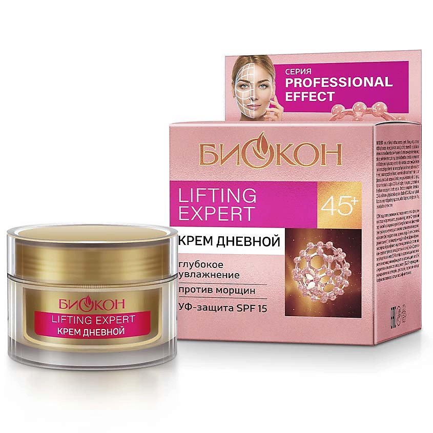 фото Биокон дневной крем lifting expert professional effect 45+