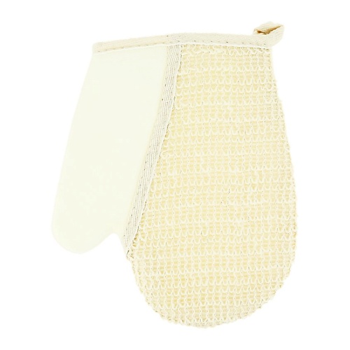 DECO. Мочалка-рукавица для тела натуральная (лен) kallyeas мочалка шар для тела