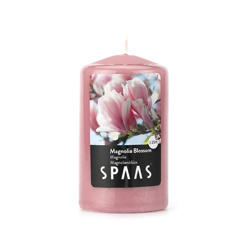 SPAAS Свеча-столбик ароматическая Цветущая магнолия 1 spaas свеча столбик ароматическая ванильный пирог 1