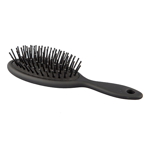 LADY PINK Щетка для волос BASIC deep black массажная малая овальная термошапка для волос электрическая qojo sirius carbon pink 25x16 см c угольной мембраной