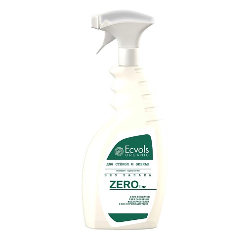 ECVOLS Средство гипоаллергенное для мытья стекол и зеркал без запаха  №0 750 klar средство для ручного мытья посуды деликатное гипоаллергенное эко 500