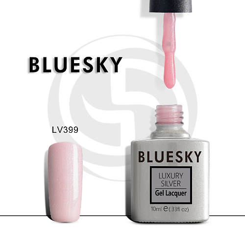 BLUESKY Гель-лак Luxury Silver Хрустальная туфелька