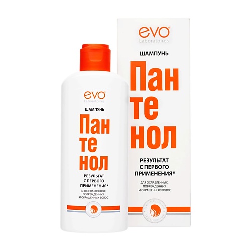 EVO LABORATOIRES Шампунь ПАНТЕНОЛ EVO для ослабленных, поврежденных, окрашенных и сухих волос 200.0 шампунь ichthyonella для сухих волос пантенол и витамины аес 400 мл