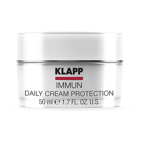 Крем для лица KLAPP COSMETICS Дневной крем IMMUN Daily Cream Protection гели для глаз klapp cosmetics гель для кожи вокруг глаз immun gentle eye protection