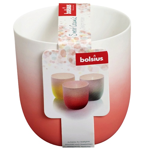 BOLSIUS Подсвечник Bolsius Сandle accessories 75/70 - для чайных свечей подсвечник крист 1 6х9 см 200 мл