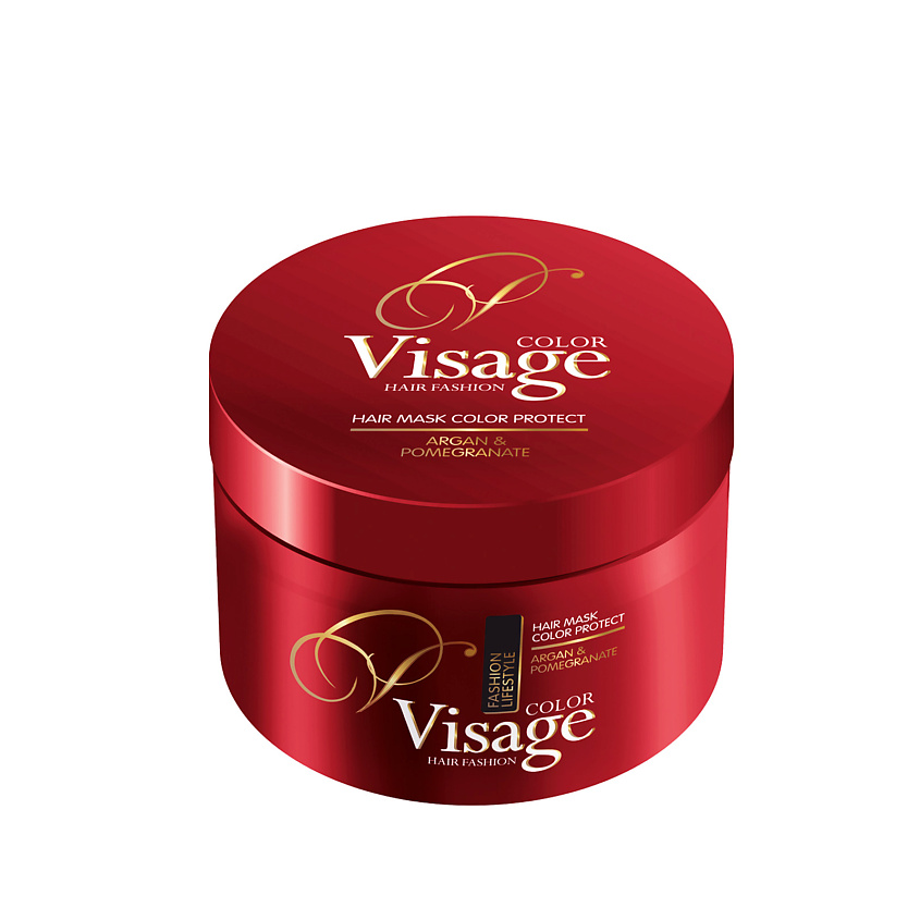 фото Маска для окрашенных волос hair mask color protecт 500 мл visage color hair fashion