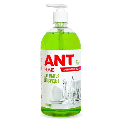 ANT Средство для мытья посуды с ароматом зеленого яблока 1000 alf гипоаллергенное средство для мытья посуды с ароматом яблока эко био 500