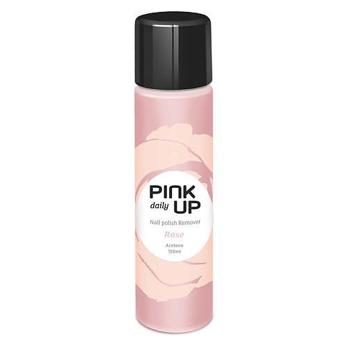 PINK UP Жидкость для снятия лака DAILY с ацетоном Роза 150 mavala жидкость для снятия лака розовая