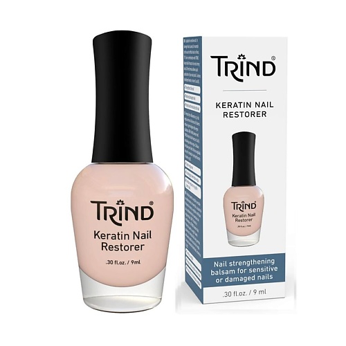 TRIND Кератиновый восстановитель ногтей 9 trind укрепитель для ногтей розовый 9