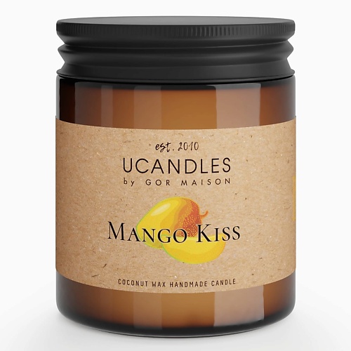 UCANDLES Свеча Mango Kiss Chez Maman 37 190 ucandles свеча lemon curd chez maman 31 190