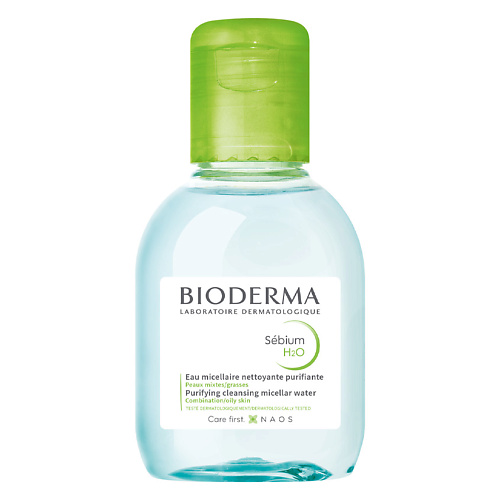 BIODERMA Мицеллярная вода очищающая для жирной и проблемной кожи лица Sebium 100.0 очищающая мицеллярная вода для жирной и комбинированной кожи
