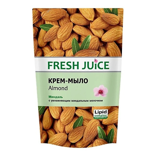 фото Fresh juice крем-мыло almond дой-пак