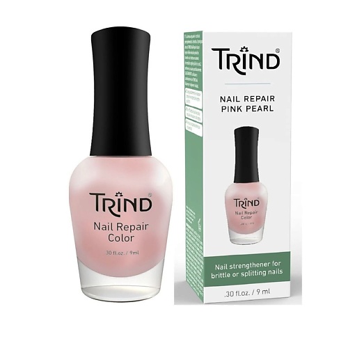 TRIND Укрепитель для ногтей розовый перламутр 9 фигура голуби на сердце перламутр 20х16х17см