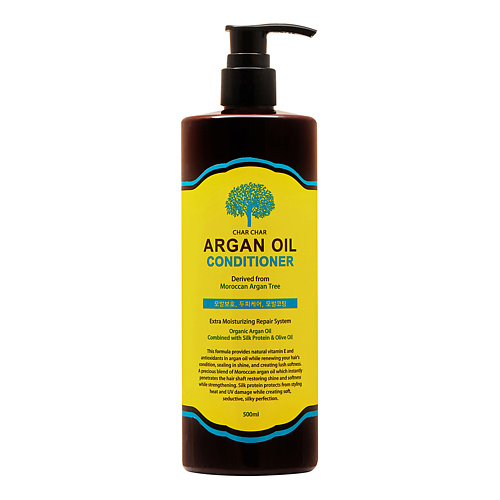 EVAS Char Char Кондиционер для волос Аргановое масло Argan Oil Conditioner 500 масло кондиционер moisturizing essential oil 90est 1 1 13 мл