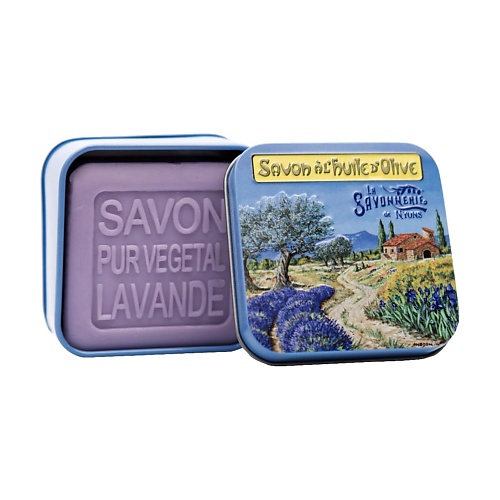 LA SAVONNERIE DE NYONS Мыло с лавандой Пейзаж Прованса 100 la savonnerie de nyons мыло с лавандой лазурный берег 100