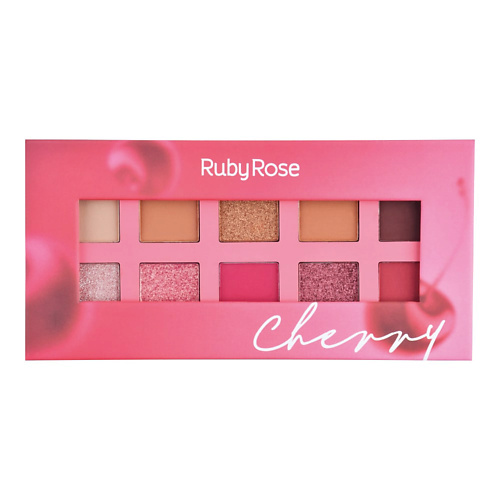 RUBY ROSE Палетка теней для век Cherry ruby rose палетка для бровей eyebrow up palette
