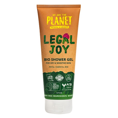 WE ARE THE PLANET Гель для душа Для сухой и чувствительной кожи Legal Joy 200 hot planet двухсторонний фаллоимитатор clementine